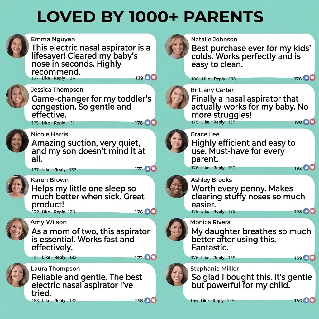 Snugglie's 2.0 Nasal Aspirator Cleaner