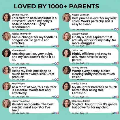 Snugglie's 2.0 Nasal Aspirator Cleaner